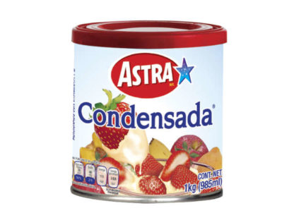 LECHE CONDENSADA ASTRA CAJA CON 24 PIEZAS DE 1 kg