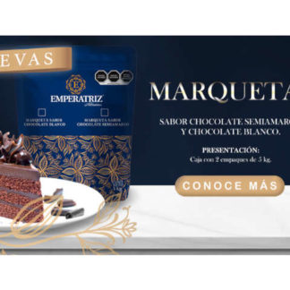MARQUETA CHOCOLATE SEMIAMARGO EMPERATRIZ CJA 2/5 kg