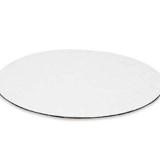 BASE PARA PASTEL 12" BLANCA  PAQ 25 PZS
