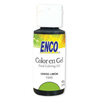 COLOR GEL VERDE LIMON CJ/25 PZ 40 grs.