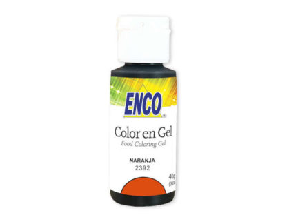 COLOR GEL NARANJA CJ/25 PZ 40 grs.