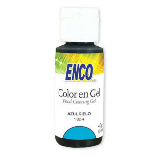 COLOR GEL AZUL CIELO CJ/25 PZ 40 grs.