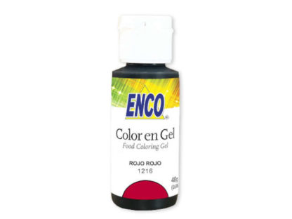 COLOR GEL ROJO CJ/25 PZ 40 grs.